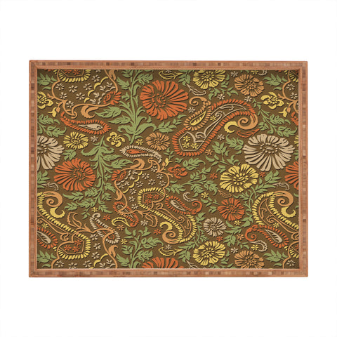 Wagner Campelo Floral Cashmere 3 Rectangular Tray