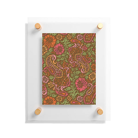 Wagner Campelo Floral Cashmere 4 Floating Acrylic Print