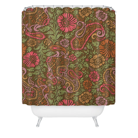 Wagner Campelo Floral Cashmere 4 Shower Curtain