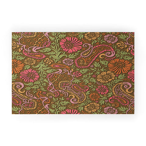 Wagner Campelo Floral Cashmere 4 Welcome Mat
