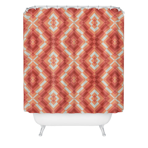 Wagner Campelo Fragmented Mirror 3 Shower Curtain