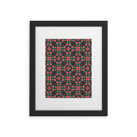 Wagner Campelo FREE NOMADIC CORAL Framed Art Print
