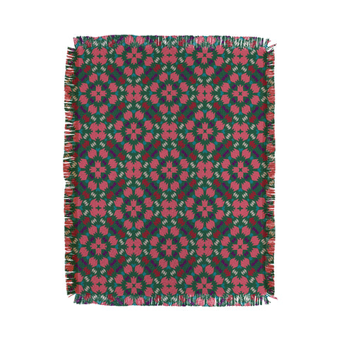 Wagner Campelo FREE NOMADIC CORAL Throw Blanket