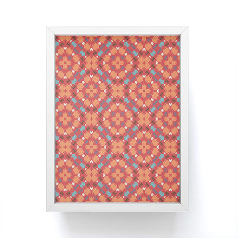 Wagner Campelo FREE NOMADIC REDDISH Framed Mini Art Print