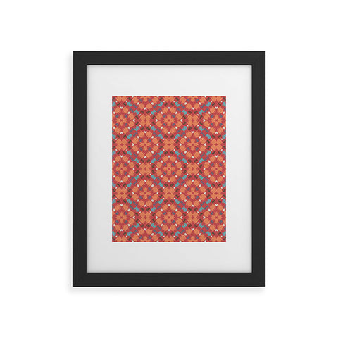 Wagner Campelo FREE NOMADIC REDDISH Framed Art Print