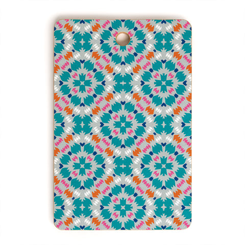 Wagner Campelo FREE NOMADIC TEAL Cutting Board Rectangle