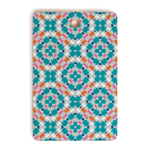 Wagner Campelo FREE NOMADIC TEAL Cutting Board Rectangle