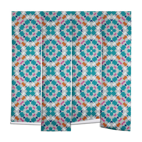 Wagner Campelo FREE NOMADIC TEAL Wall Mural