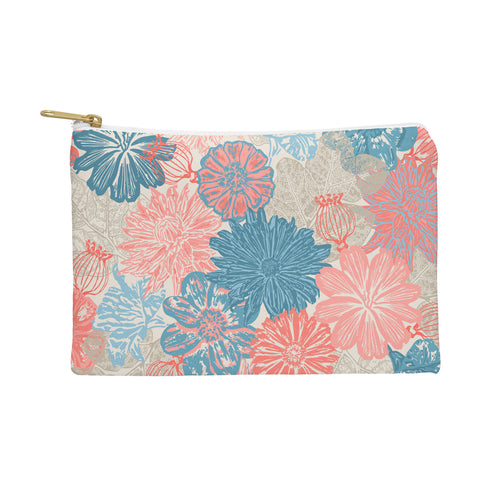 Wagner Campelo GARDEN BLOSSOMS BEIGE Pouch