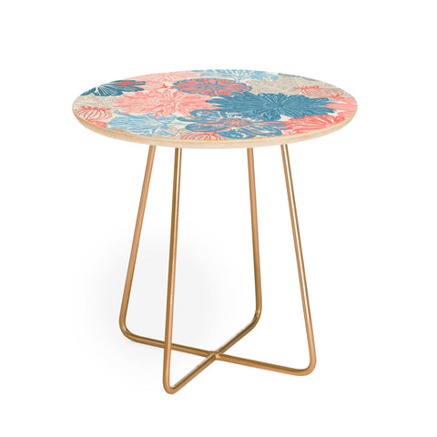Wagner Campelo GARDEN BLOSSOMS BEIGE Round Side Table