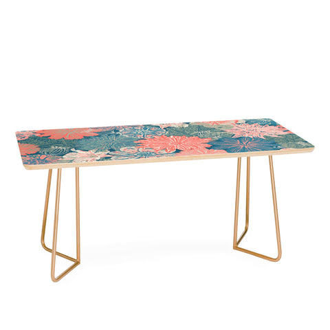 Wagner Campelo GARDEN BLOSSOMS BLUE Coffee Table