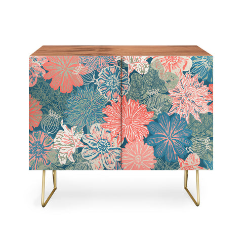 Wagner Campelo GARDEN BLOSSOMS BLUE Credenza