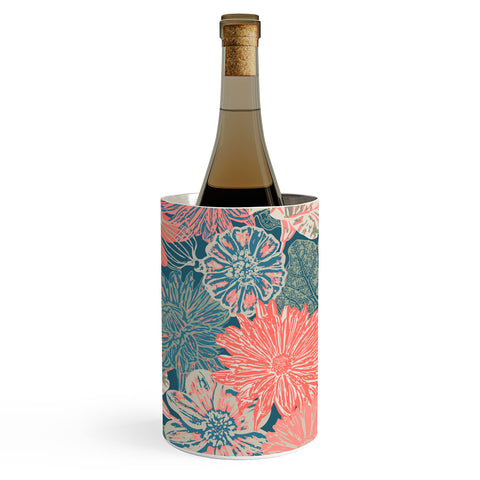 Wagner Campelo GARDEN BLOSSOMS BLUE Wine Chiller