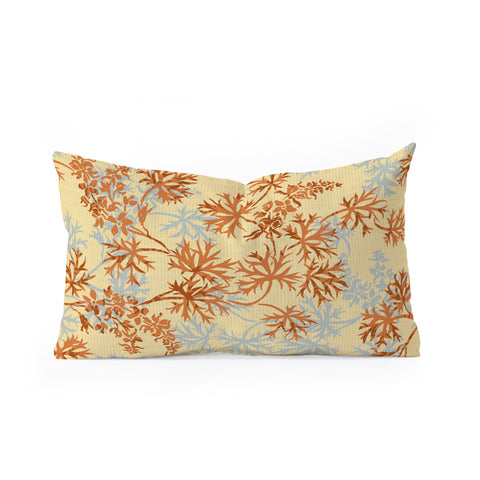 Wagner Campelo Garden Weeds 2 Oblong Throw Pillow
