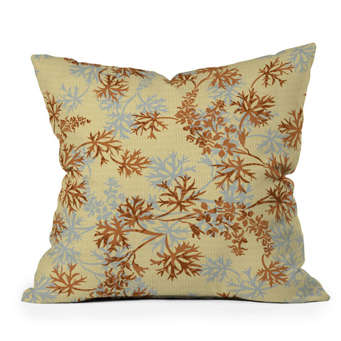 Wagner Campelo Garden Weeds 2 Throw Pillow