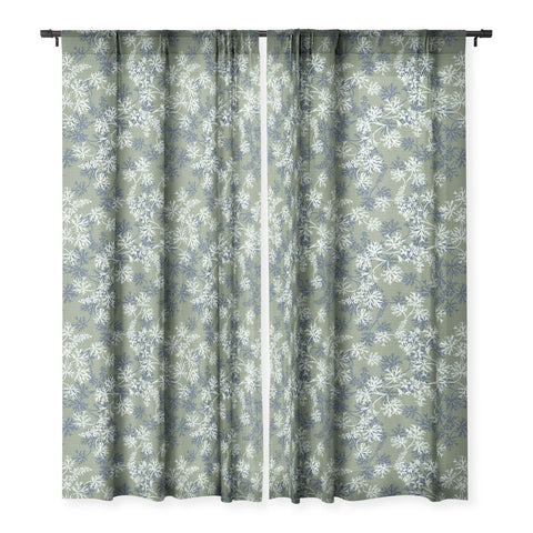Wagner Campelo Garden Weeds 3 Sheer Window Curtain
