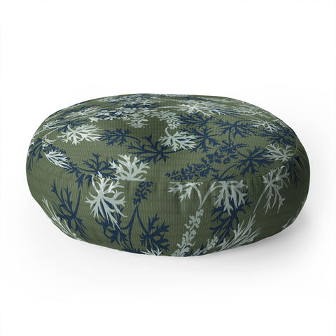 Wagner Campelo Garden Weeds 3 Floor Pillow Round