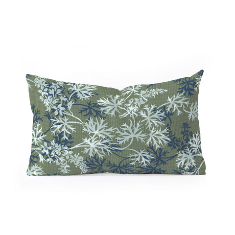 Wagner Campelo Garden Weeds 3 Oblong Throw Pillow