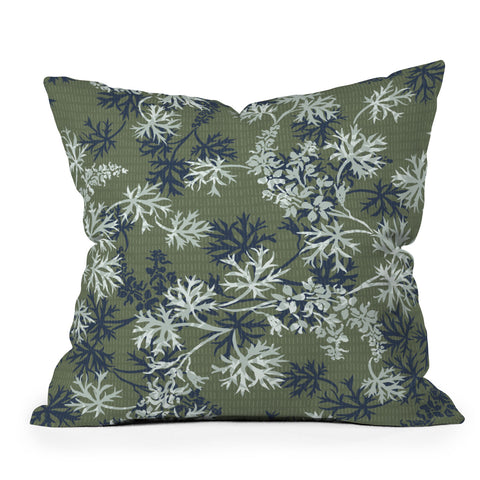 Wagner Campelo Garden Weeds 3 Throw Pillow