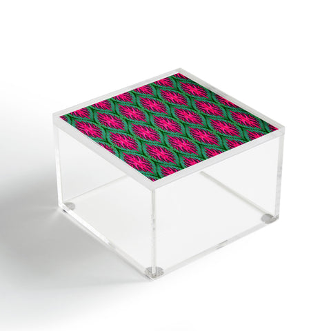 Wagner Campelo Ikat Leaves Acrylic Box