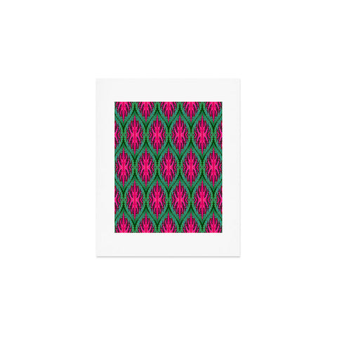 Wagner Campelo Ikat Leaves Art Print