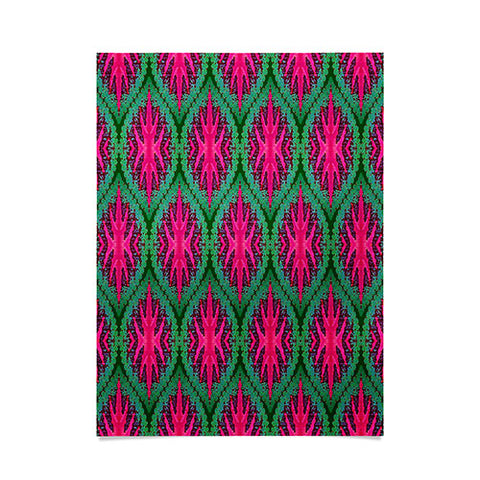 Wagner Campelo Ikat Leaves Poster