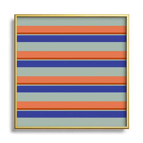 Wagner Campelo Listras 1 Square Metal Framed Art Print