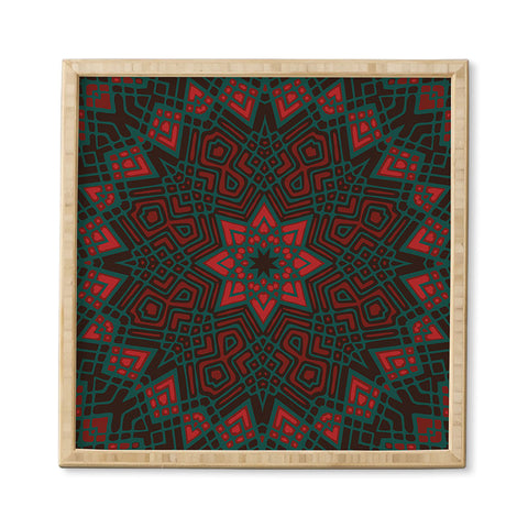Wagner Campelo Mandala 2 Framed Wall Art
