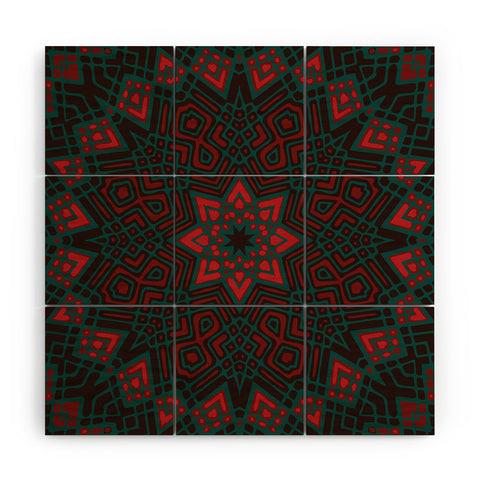 Wagner Campelo Mandala 2 Wood Wall Mural