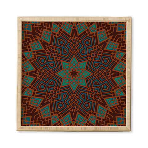 Wagner Campelo Mandala 3 Framed Wall Art