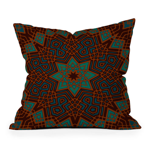 Wagner Campelo Mandala 3 Throw Pillow