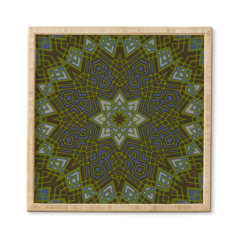 Wagner Campelo Mandala 6 Framed Wall Art