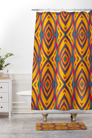 Wagner Campelo Maranta 2 Shower Curtain And Mat