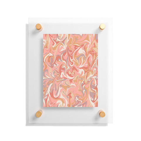 Wagner Campelo MARBLE WAVES PARISIAN Floating Acrylic Print