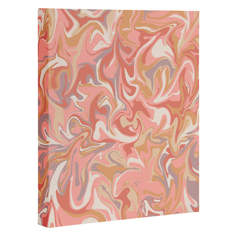 Wagner Campelo MARBLE WAVES PARISIAN Art Canvas