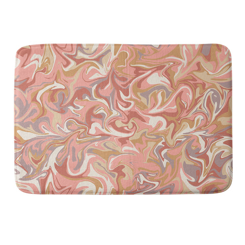 Wagner Campelo MARBLE WAVES PARISIAN Memory Foam Bath Mat