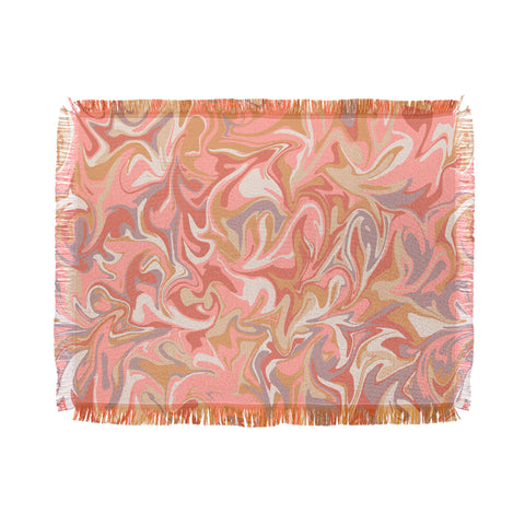 Wagner Campelo MARBLE WAVES PARISIAN Throw Blanket