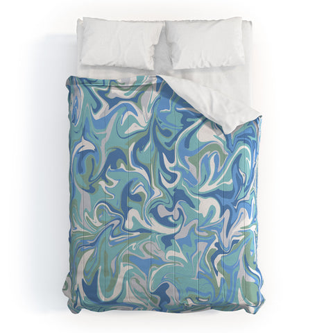 Wagner Campelo MARBLE WAVES SERENITY Comforter