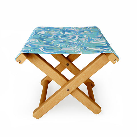 Wagner Campelo MARBLE WAVES SERENITY Folding Stool