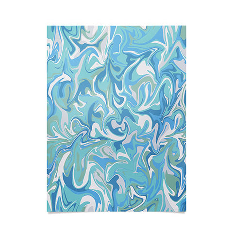 Wagner Campelo MARBLE WAVES SERENITY Poster