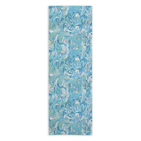 Wagner Campelo MARBLE WAVES SERENITY Yoga Towel