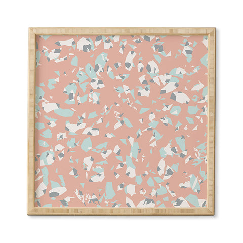 Wagner Campelo MARMORITE CLAMSHELL Framed Wall Art