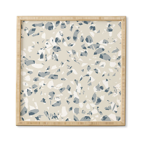 Wagner Campelo MARMORITE LINEN Framed Wall Art