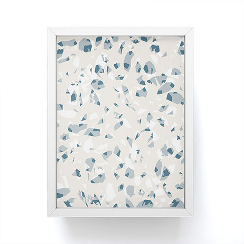 Wagner Campelo MARMORITE LINEN Framed Mini Art Print