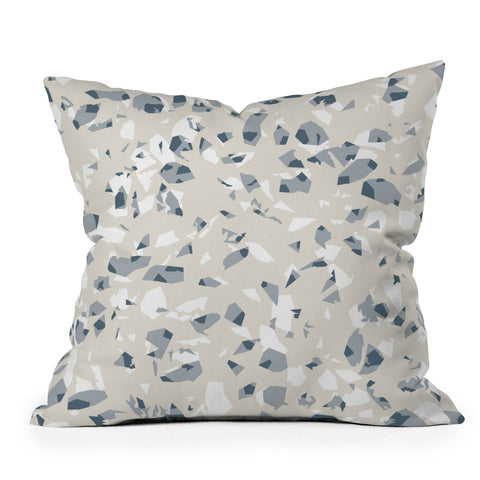 Wagner Campelo MARMORITE LINEN Throw Pillow