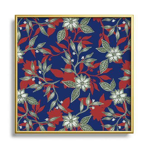 Wagner Campelo Myrta 1 Square Metal Framed Art Print