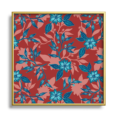 Wagner Campelo Myrta 4 Square Metal Framed Art Print