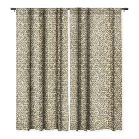Wagner Campelo NORDICO Beige Blackout Window Curtain