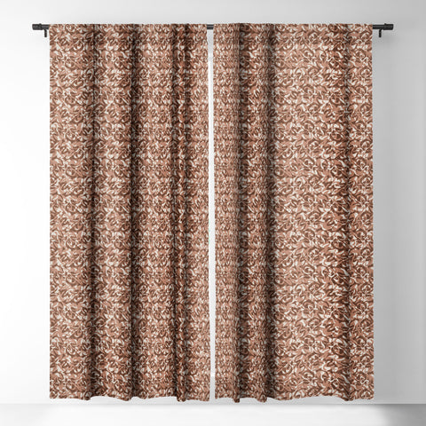 Wagner Campelo NORDICO Brown Blackout Window Curtain