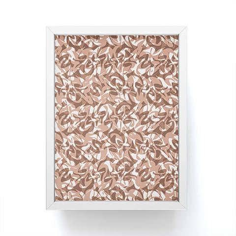 Wagner Campelo NORDICO Brown Framed Mini Art Print